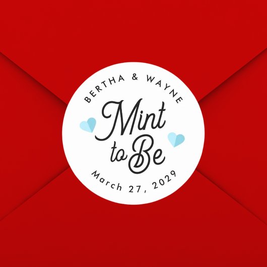 Mind zu sein moderne Personalisierte Gefälligkeit Runder Aufkleber