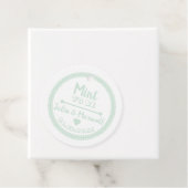 Mind zu zitieren - Minz grünes Foto Hochzeit Geschenkanhänger (Beispiel)