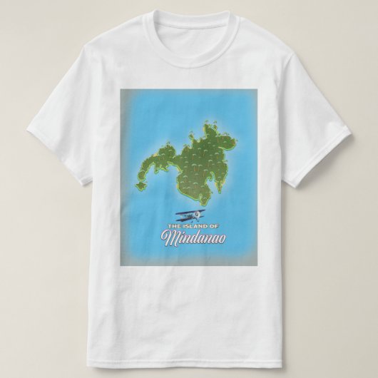 Mindanao Map T-Shirt (Design vorne)