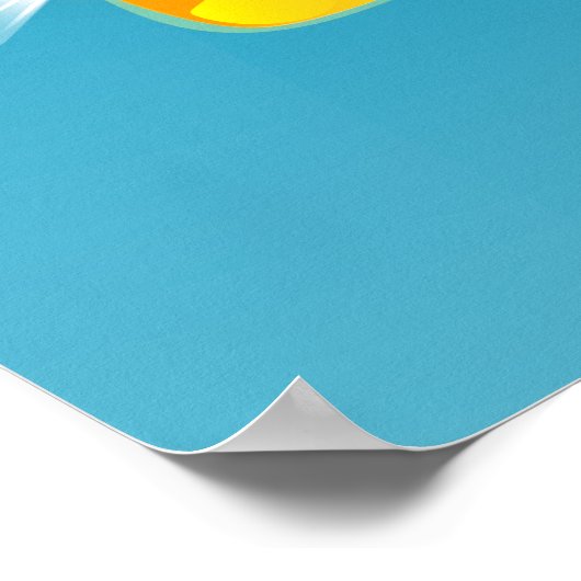 Mindanao, Philippinen Cartoon Reiseplakat Poster (Ecke)