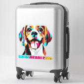 Mindbeagleing Beagle Dog Aufkleber (Koffer)