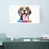 Mindbeagleing Beagle Dog Banner (Messeveranstaltung)