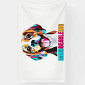 Mindbeagleing Beagle Dog Banner (Vertikal)