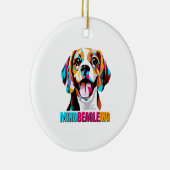 Mindbeagleing Beagle Dog Keramik Ornament (Rechts)