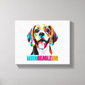 Mindbeagleing Beagle Dog Leinwanddruck (Vorderseite)