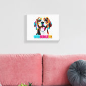 Mindbeagleing Beagle Dog Leinwanddruck (Insitu (Wohnzimmer))