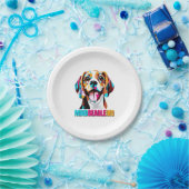 Mindbeagleing Beagle Dog Pappteller (Party)