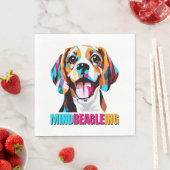 Mindbeagleing Beagle Dog Serviette (Beispiel)