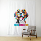 Mindbeagleing Beagle Dog Wandteppich (Beispiel)