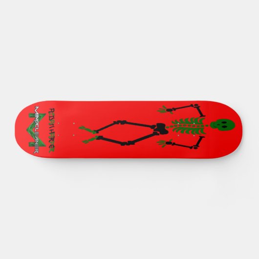 Mindcleaner Skelleton Skateboard (Horizontal)