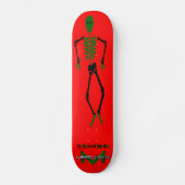 Mindcleaner Skelleton Skateboard (Vorderseite)