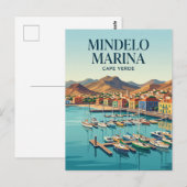 Mindelo Marina Kap Verde Postkarte (Vorne/Hinten)