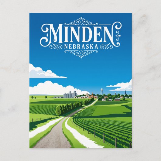 Minden USA Postkarte (Vorderseite)