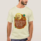 Minderheit eines Gandhi-T - Shirt (Vorderseite)