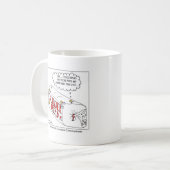 Minderwertigkeitskomplex-Kohlenhydrat Kaffeetasse (Vorderseite Links)