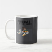 Mindest Is Everything - Motivational Quote Insrati Kaffeetasse (Links)