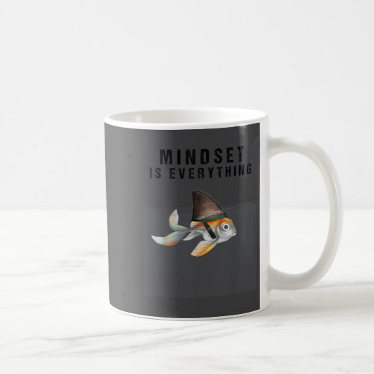 Mindest Is Everything - Motivational Quote Insrati Kaffeetasse (Rechts)