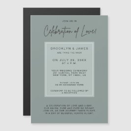 Mindestalter für Hochzeiten von Liebe Magneteinladung