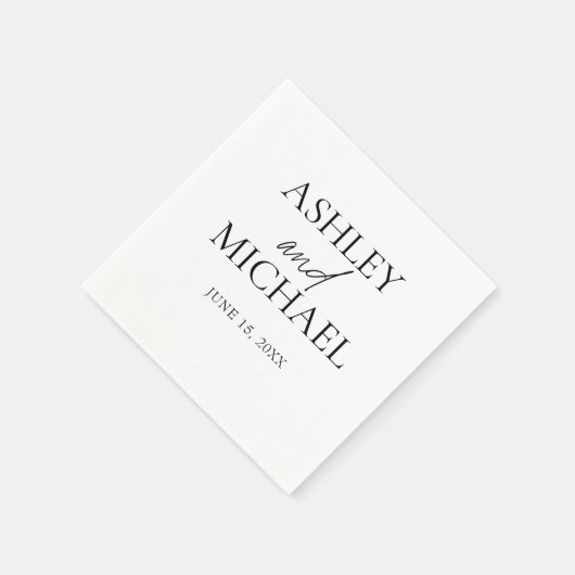 Mindestalter für Schwarz-weiße Skripte Serviette (Ecke)