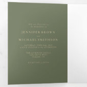 Mindestalter und Mindestalter für Hochzeiten Dreifach Gefaltete Karte (Innen Erste Seite)