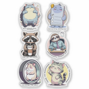 Mindestanforderungs-Club-Aufkleberbogen   Lustiger Aufkleber