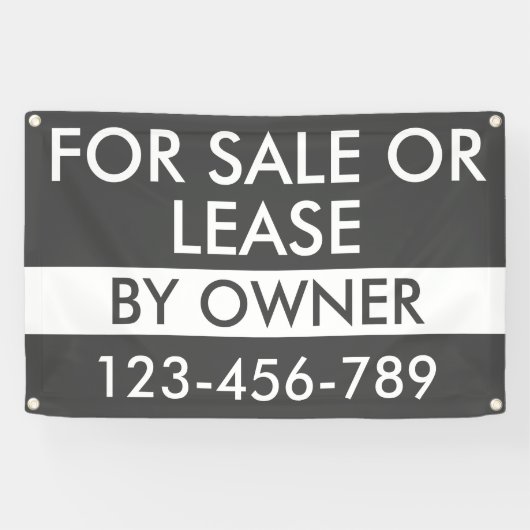 Mindestbetrag für den Verkauf oder die Vermietung Banner (Horizontal)