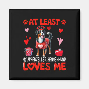 Mindestens Appenzeller Sennenhund Love Me Valentin Magnet