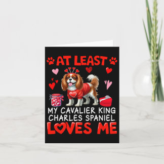 Mindestens Cavalier King Charles Spaniel Love Me V Karte