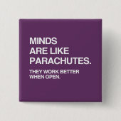 MINDESTENS WIE PARACHUTEN BUTTON (Vorderseite)