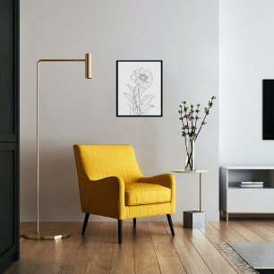 Mindestfarbe der Geburtsmonat-Blume Poster