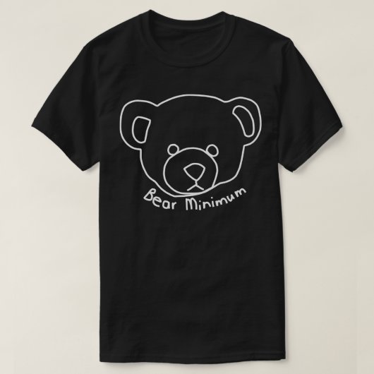 Mindestgebläse für den weißen Bär T-Shirt (Design vorne)