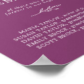 Mindestleaf | Berry in Love Memory Memorial Poster (Ecke)