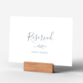 Mindestleaf | Dusty Blue Reserved Sign