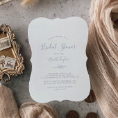 Mindestleaf | Dusty Lila Brautparty Einladung