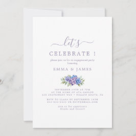 Mindestleaf | Dusty Lila "Let's Celebrate" Einladung