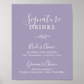 Mindestleaf | Lavendel Signature Drinks Poster (Vorne)
