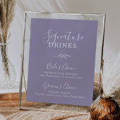 Mindestleaf | Lavendel Signature Drinks Poster