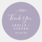 Mindestleaf | Lavender Vielen Dank für den Sticker (Vorderseite)