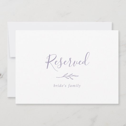 Mindestleaf | Lila Zeichen (Vorderseite)