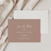 Mindestleaf | Neutral horizontal Save the Date
