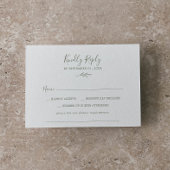 Mindestleaf | Öle und grüne Ernährung RSVP Karte