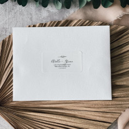 Mindestleaf | Schwarz-Weiß-Adressbezeichnungen Adressaufkleber