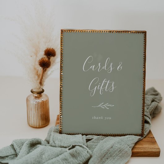 Mindestleaf | Seite Green Cards and Gifts Poster