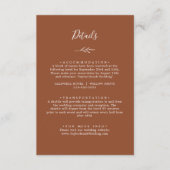 Mindestleaf | Terracotta Details Begleitkarte (Vorderseite)