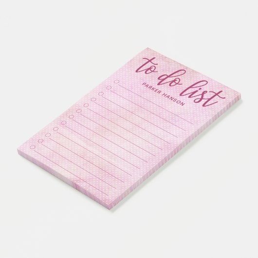 Mindestliste Post-it Klebezettel (angewinkelt)