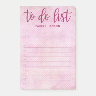 Mindestliste Post-it Klebezettel