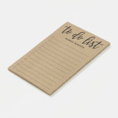 Mindestliste Post-it Klebezettel (angewinkelt)