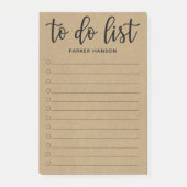 Mindestliste Post-it Klebezettel (Vorderseite)