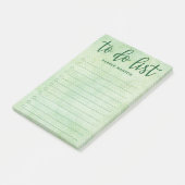 Mindestliste Post-it Klebezettel (angewinkelt)