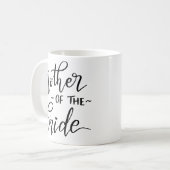 Mindestmutter der Braut | Typografie Kaffeetasse (Vorderseite Links)